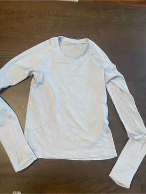 Light purple lululemon long sleeve
